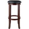 image:imageWinsome Walcott Swivel Bar Stool 24 Walnut30 Bar Height