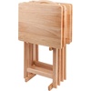 image:imageWinsome Wood Alex Snack Table Natural Set 5 Pc 2598 inches