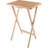 image:imageWinsome Wood Alex Snack Table Natural Set 5 Pc 2598 inches