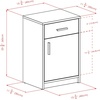 image:imageWinsome Wood Astra Accent Table Cocoa 1575 in x 1248 in x 2362 inCocoa