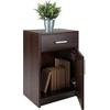 image:imageWinsome Wood Astra Accent Table Cocoa 1575 in x 1248 in x 2362 inCocoa