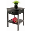 image:imageWinsome Wood Claire Accent Table WhiteBlack