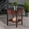 image:imageWinsome Wood Claire Accent Table WhiteBrown