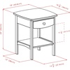 image:imageWinsome Wood Claire Accent Table WhiteBrown