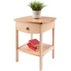 image:imageWinsome Wood Claire Accent Table WhiteNatural