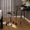 image:imageWinsome Wood Clark Round Cushion Swivel Stool with Adjustable HeightBlack  Chrome