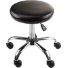 image:imageWinsome Wood Clark Round Cushion Swivel Stool with Adjustable HeightBlack  Chrome