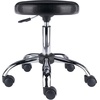 image:imageWinsome Wood Clark Round Cushion Swivel Stool with Adjustable HeightBlack  Chrome