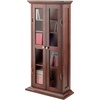 image:imageWinsome Wood DVDCD Cabinet Antique Walnut 94944Wood Holden Media
