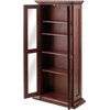 image:imageWinsome Wood DVDCD Cabinet Antique Walnut 94944Wood Holden Media
