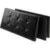image:imageWinsome Wood Furniture piece Ashford Ottoman with Storage Faux Leather Black 2992x148x15Black