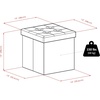 image:imageWinsome Wood Furniture piece Ashford Ottoman with Storage Faux Leather Black 2992x148x15Black