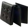 image:imageWinsome Wood Furniture piece Ashford Ottoman with Storage Faux Leather Black 2992x148x15Black