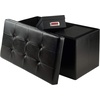 image:imageWinsome Wood Furniture piece Ashford Ottoman with Storage Faux Leather Black 2992x148x15Black