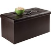 image:imageWinsome Wood Furniture piece Ashford Ottoman with Storage Faux Leather Black 2992x148x15Chocolate