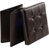 image:imageWinsome Wood Furniture piece Ashford Ottoman with Storage Faux Leather Black 2992x148x15Espresso