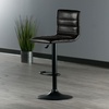 image:imageWinsome Wood Holly Triple Stich Airlift Stool with L Back and Soft PU Seat