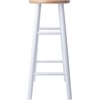 image:imageWinsome Wood Huxton 2Pc Bar Stool Set Natural and White Finish 29
