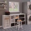 image:imageWinsome Wood Huxton 2Pc Counter Stool Set Natural and White Finish 24