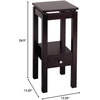 image:imageWinsome Wood Linea Accent Table Espresso Phone Stand