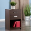 image:imageWinsome Wood Molina Accent Table Cocoa 1575 in x 1248 in x 2362 inCocoa