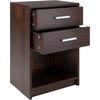 image:imageWinsome Wood Molina Accent Table Cocoa 1575 in x 1248 in x 2362 inCocoa