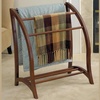 image:imageWinsome Wood Quilt Rack with 3 Rungs Antique Walnut 94036