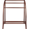 image:imageWinsome Wood Quilt Rack with 3 Rungs Antique Walnut 94036
