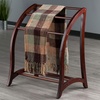 image:imageWinsome Wood Quilt Rack with 3 Rungs Antique Walnut 94036