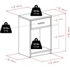 image:imageWinsome Wood Rennick Accent Table Ash Gray 1575 x 1248 x 2362Cocoa