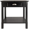 image:imageWinsome Wood Timber Occasional Table Black 2197 x 2197 x 2205 inches