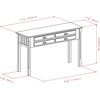 image:imageWinsome Wood Timber Occasional Table Black