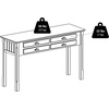 image:imageWinsome Wood Timber Occasional Table Black