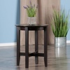 image:imageWinsome Wood Toby Occasional Table Espresso 1803 in x 1803 in x 2197 in