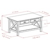 image:imageWinsome Wood Xola Occasional Table Cappuccino finish 37 inches