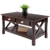 image:imageWinsome Wood Xola Occasional Table Cappuccino finish 37 inches