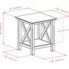 image:imageWinsome Xola 20W x 1913Inch D End Table Cappuccino 40420Table
