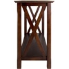 image:imageWinsome Xola Console Table with Shelf in Cappuccino Thin Entryway Table for Hallway Living Room Elegant Furniture for Any Home DecorTable