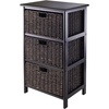 image:imageOmaha Storage Rack 4 Storage Baskets Black3 Baskets