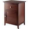 image:imageWinsome 25 x 189 x 1496Inch Wood Night StandAccent Table Brown 94215Brown