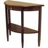 image:imageWinsome 336inch x 392inch x 157inch Concord Wood HallConsole Table Antique WalnutTable