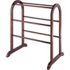 image:imageWinsome 94326 Wood Quilt Rack With 6 Rungs Antique WalnutStorage