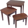 image:imageWinsome Bradley Nesting Tables for Living Room Walnut Set of 3