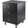 image:imageWinsome Daniel Accent Table Classic Bedside Nightstand with 3 Drawers End Table with Storage for Couches in Living Room Functional Furniture for Bedroom Office