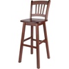 image:imageWinsome Fina Swivel Seat Bar Stool 30In Height Solid Wood Walnut FinishBar Stool
