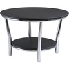image:imageWinsome Maya 187 x 2933 x 2933Inch Medium Density Fiber Round Coffee Table Black 93230