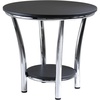 image:imageWinsome Maya 2205 x 2382 x 2382Inch Medium Density Fiber Round End Table Black 93219