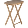 image:imageWinsome Nathan Set of 4 Foldable Snack Tables with Storage Rack 26 in Cappuccino Easy to Store Portable Fold Up Table Set for Kitchen Living Room TV Dining Crafts Puzzles Work From HomeNatural