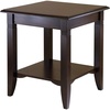 image:imageWinsome Nolan End Table 20 Wide 22 Tall for Living Room Bedroom CappuccinoOccasional Table