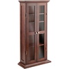 image:imageWinsome Wood DVDCD Cabinet Antique Walnut 94944Wood Holden Media